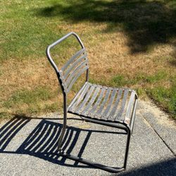 Restoration Hardware Metal Chair 