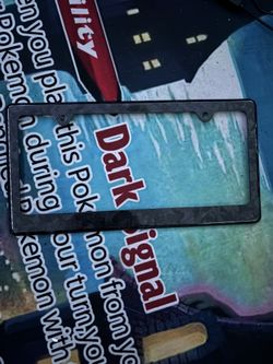 Forged Carbon Fiber License Plate Frame