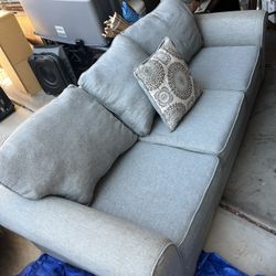 Matching Couch Set(3) Blue/ Grey Color (HAS ALL CUSHIONS!) $390 OBO
