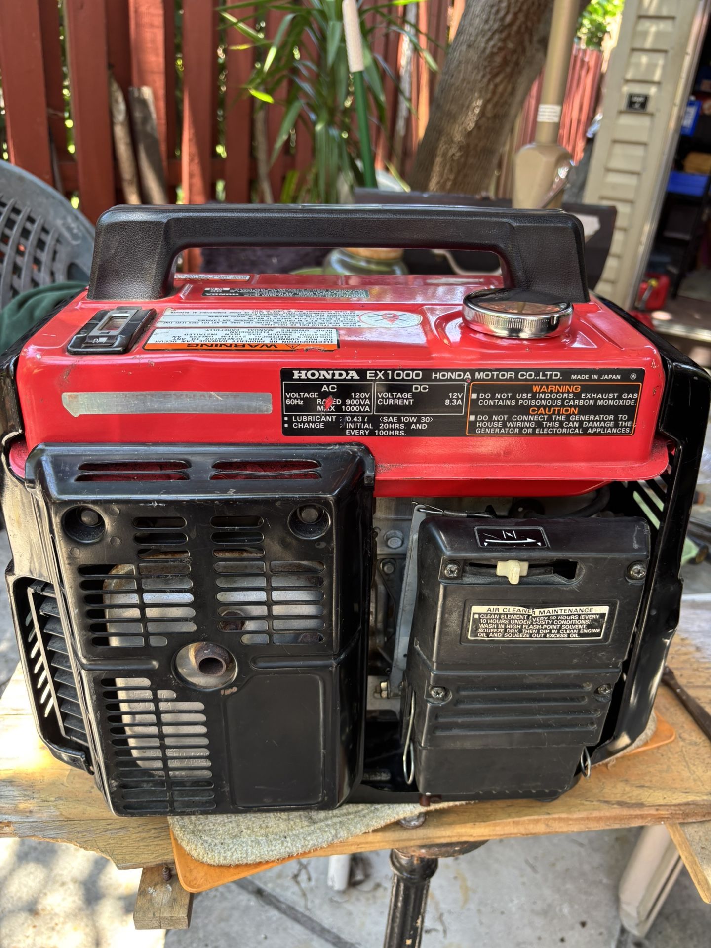 Honda EX1000 Gas Generator