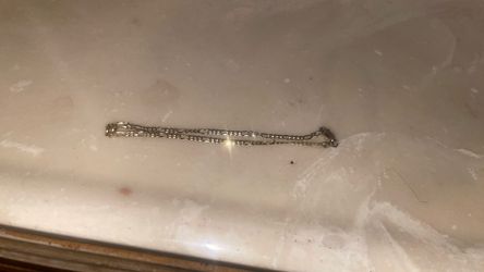 Gold Plated figaro bracelet 