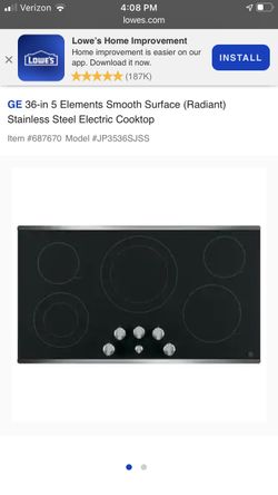 GE Cooktop