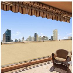 Balcony Privacy Screen- Beige Sand Color