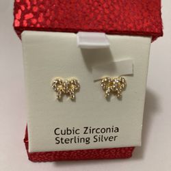 Sterling Silver Cubic Zirconia Earrings 