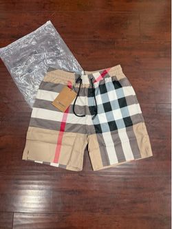 Burberry checkered shorts