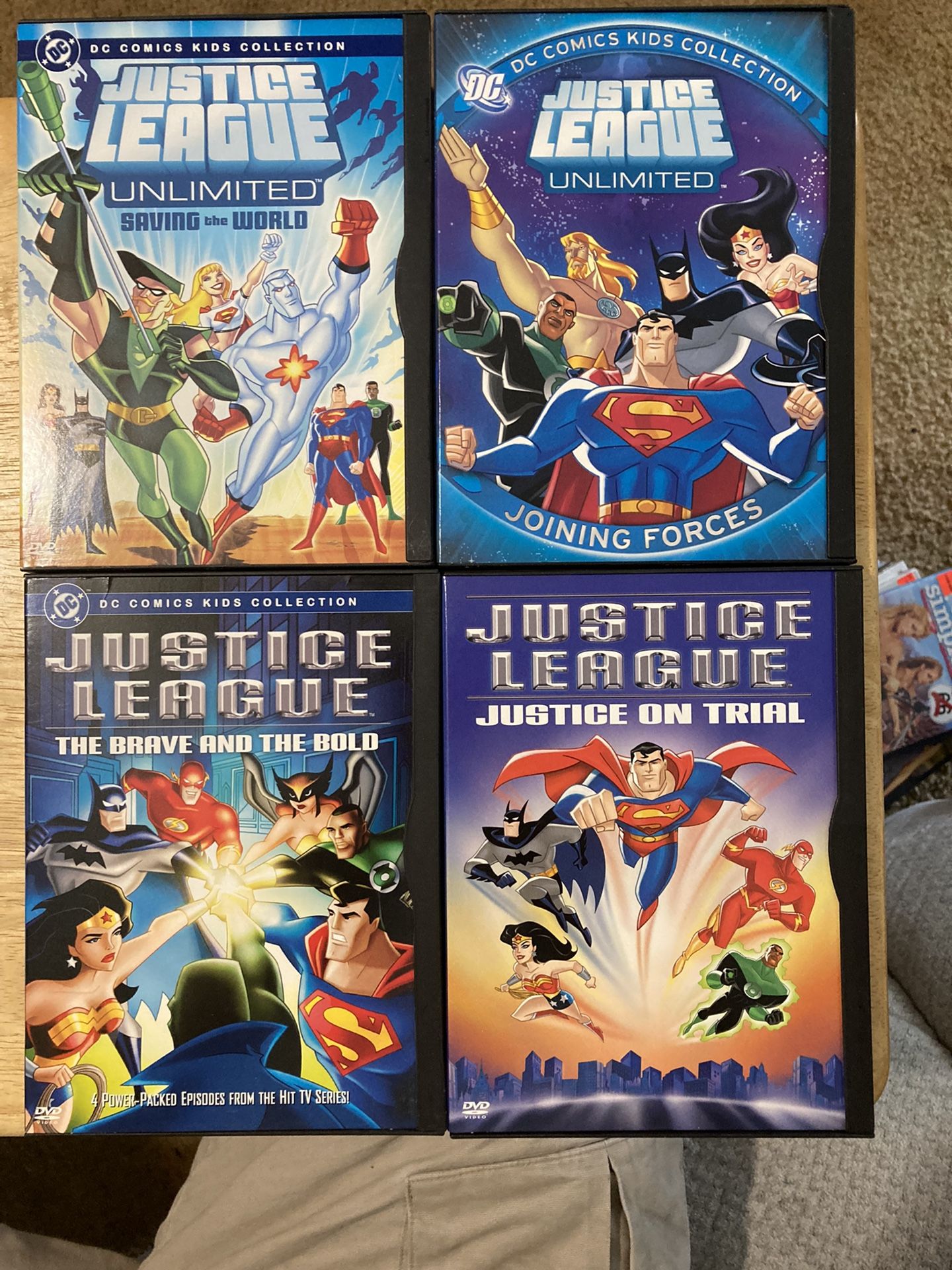 Justice league (DC Comics Kids Collection) 4 DVDs