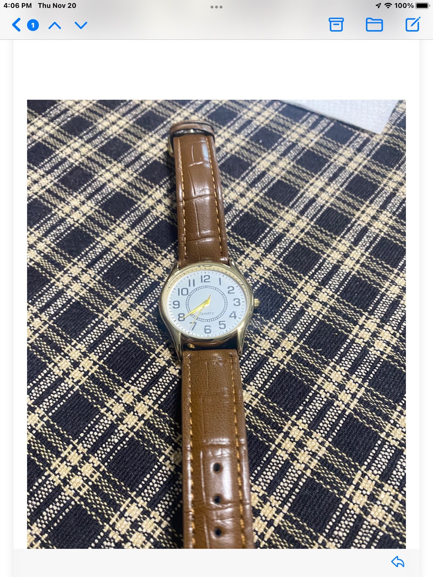Watch Brown leather band
