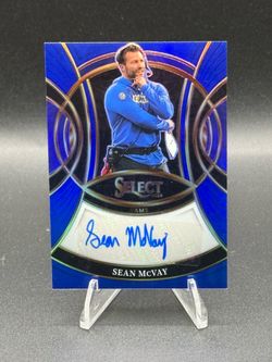2025 Select Signatures Blue Prizm #SP-SMY Sean McVay Auto #/149