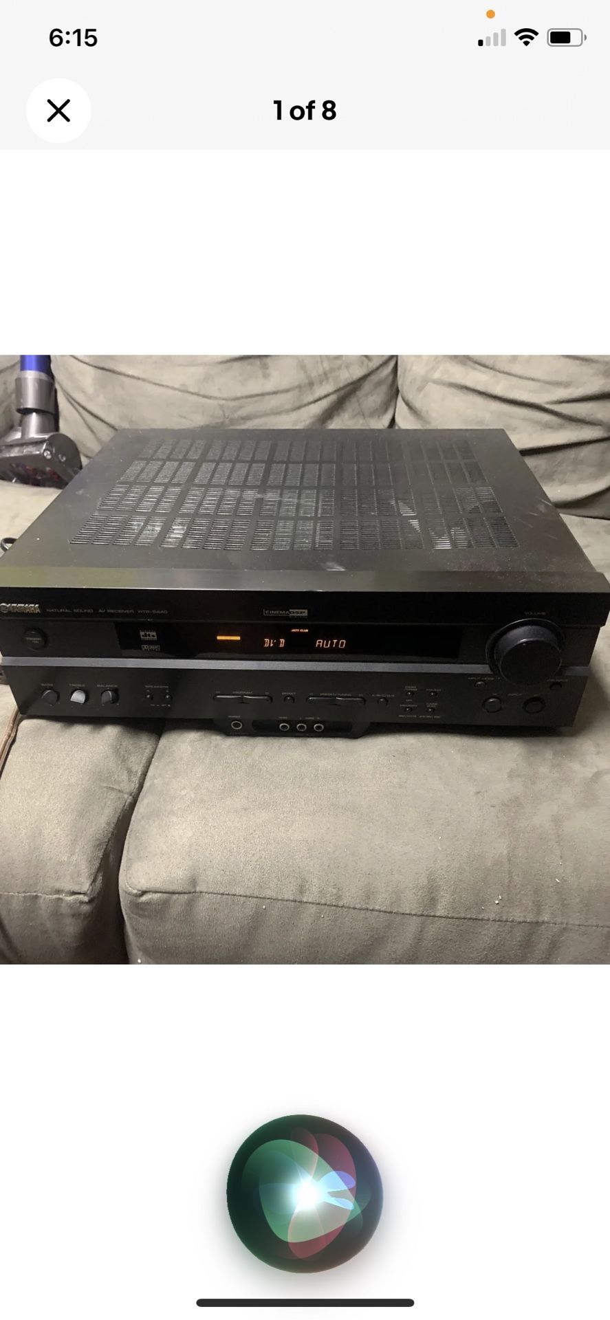 Yamaha HTR-5440 Natural Sound Home Theater AM/FM Stereo Receiver