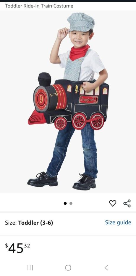 Toddler Train Costume