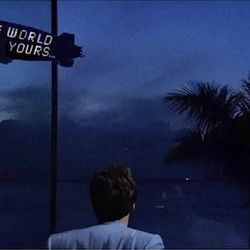 Scarface “The World Is Yours” Custom Canvas Poster 28x36