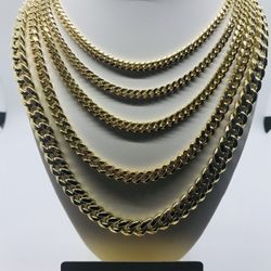 Brand new! 14K Miami Cuban Chains! See description below for stock.