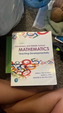 Elementary and Middle school Mathematics Teaching Developmentally