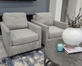 2 Accent Chairs.  Living Spaces