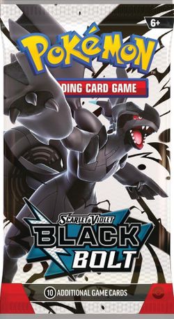 New black bolt booster pack pokemon scarlet and violet