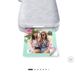 HP Sprocket Portable Photo Printer, Bluetooth Wireless Instant 2x3" Prints for iOS & Android, Pearl