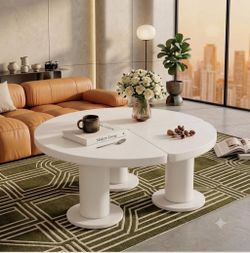 White round coffee table