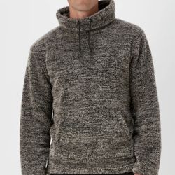 Brand New Grey Chimney Neck Hoodie – New With Tags (Reference Photo Included)