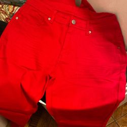 RED  PANTS 