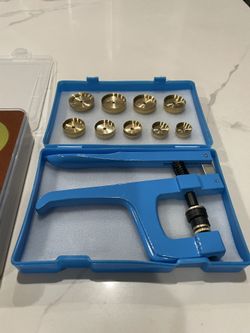 (Brand New)-Watch Repair Bezel Ring Opener Removal Tool Kit.  (Used Once)-Watch Glass Press Tool.  SOLD TOGETHER ONLY.