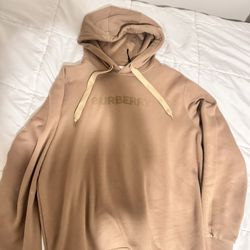Burberry Logo Detailed Drawstring Hoodie