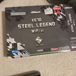 ASRock X570 Steel Legend WiFi Ax AM4 Motherboard with WiFi
