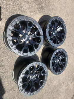 17" fird raptor bronco beadlock capable factory wheels set off 4