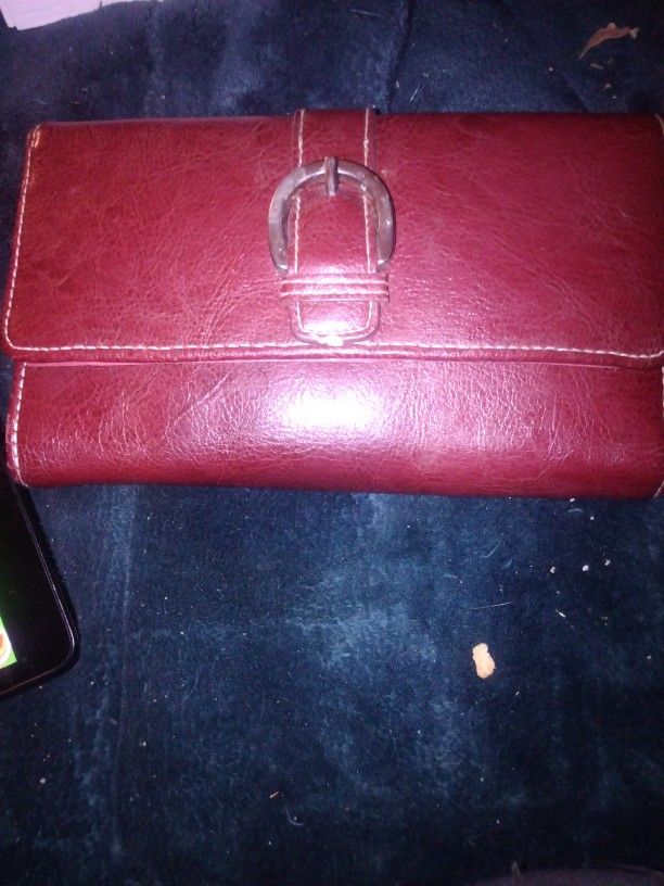 Vintage white Stag Tri-fold Womens Brown
