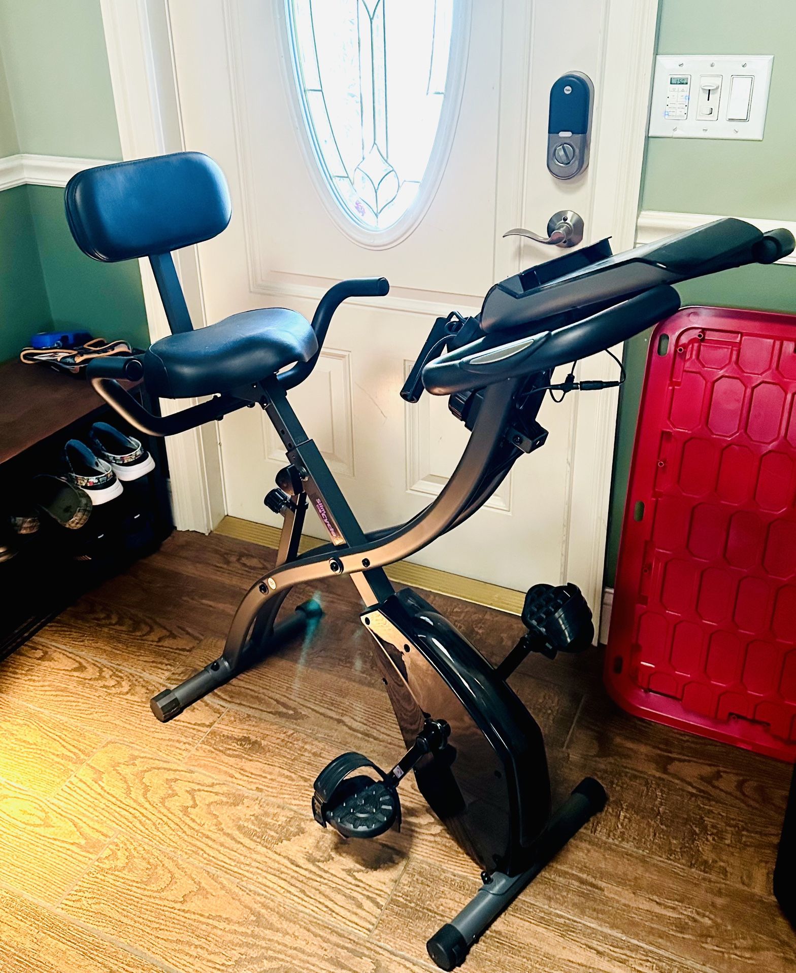 Seated Bike With Pulleys