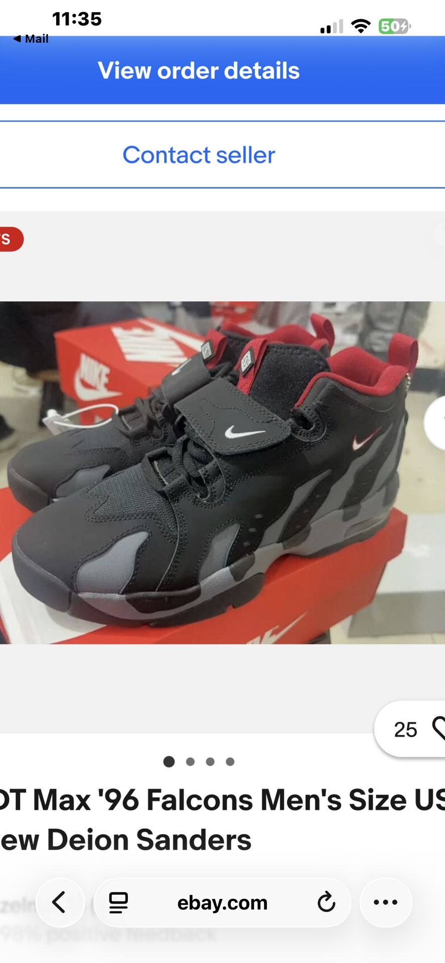 Size 12 Nike Air DT Max '96 Falcons