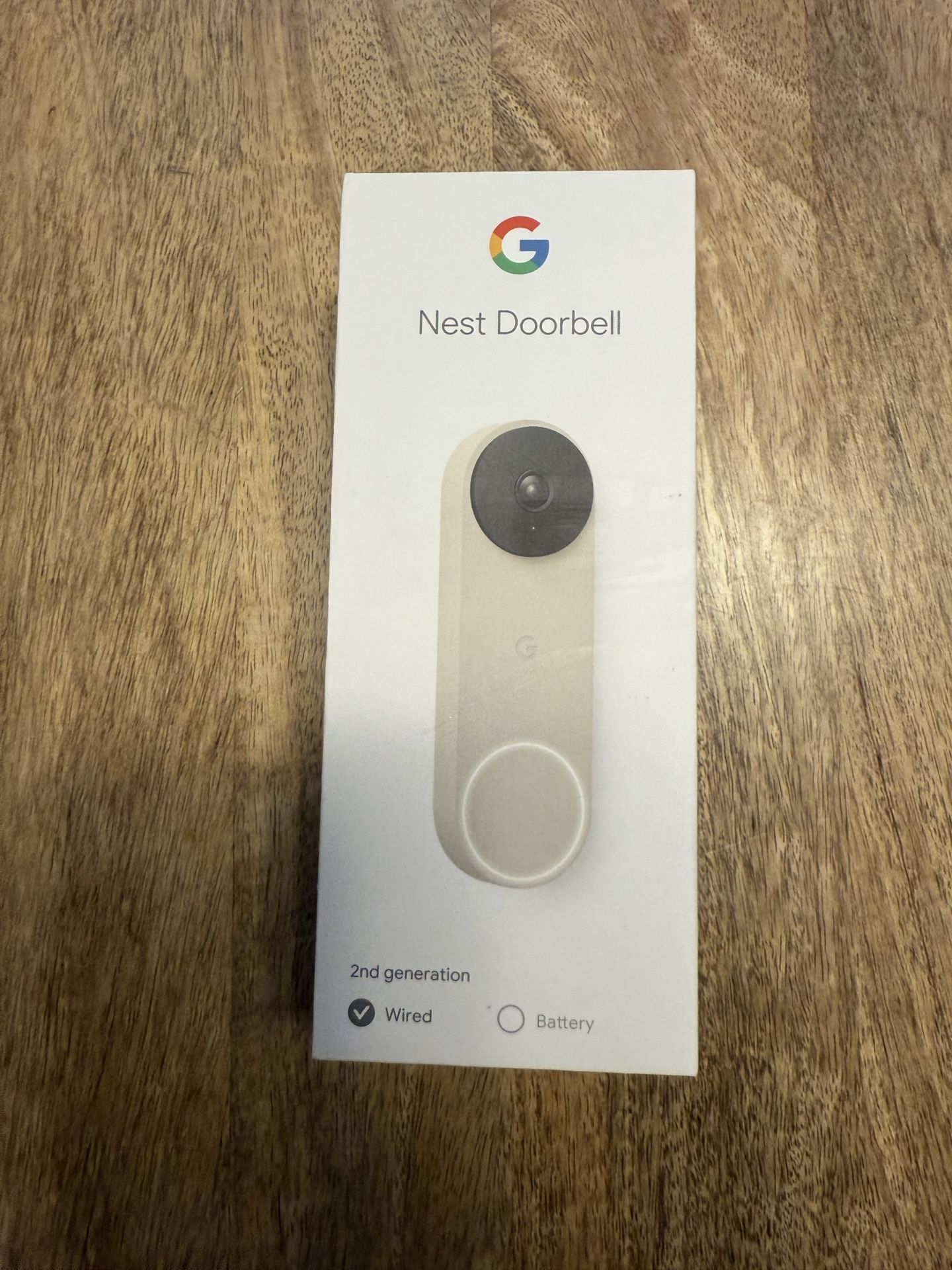 Google Nest Doorbell 2nd Gen Wired (Linen Color)