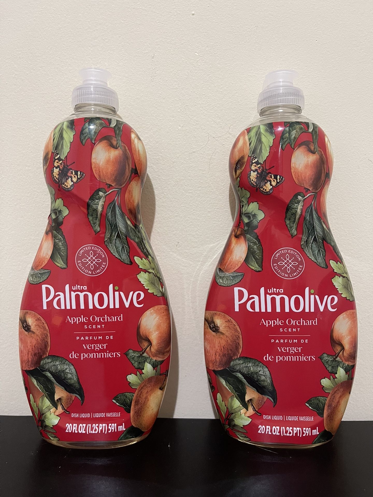 2pack Palmolive Ultra Strength Liquid Dish Soap, Limited Edition, Apple Orchard Scent, 20 fl oz Bottle
