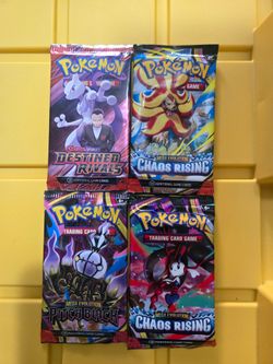Pokémon TCG Booster Packs Lot of 4