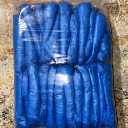 CPE Disposable Shoe & Boot Covers in Resealable Bag 