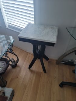 Marble Top Eastlake Table