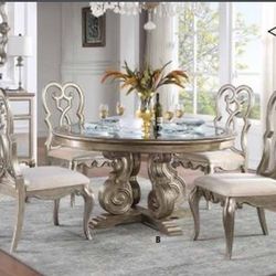 Brand New 5PC Champagne Dining Set