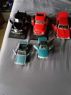 Model antique trucks and car ,s