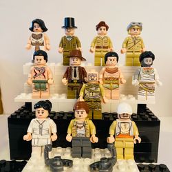 Explorers and Tomb Raiders Minifigures Set | New Custom LEGO Compatible Toys