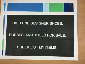 Designer items for sale