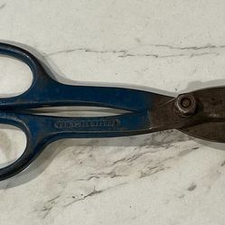 vintage Crescent USA 8-inch tin snips