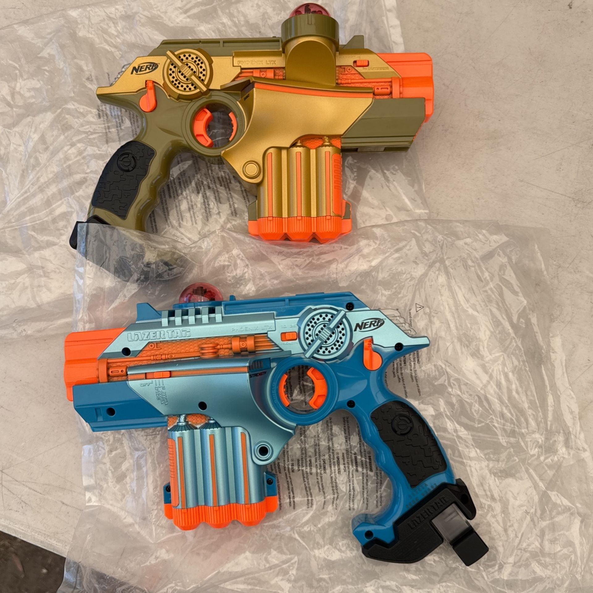 Official Nerf Lazer Tag Phoenix LTX Tagger 2-pack Multiplayer Laser Tag NEW