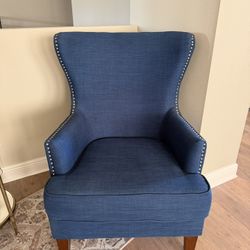 Blue Accent Chair 