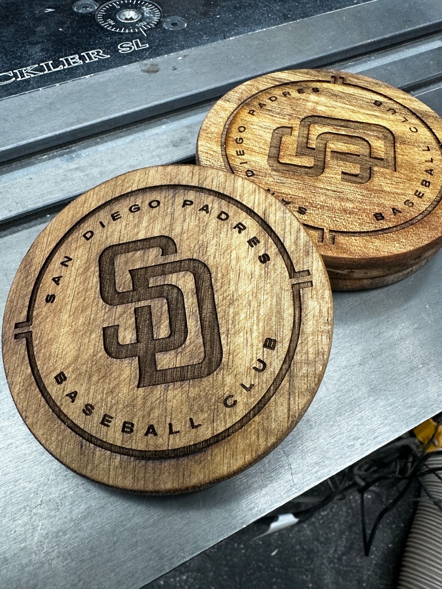 San Diego Padres Wooden coasters (set of 4)