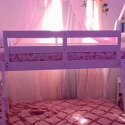 Twin over Queen Modern Bunk Bed