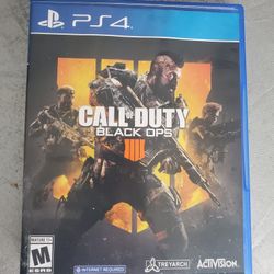 Call of Duty Black Ops 4 (Playstation PS4) Complete video game