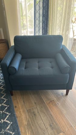 Navy Blue Arm Chair
