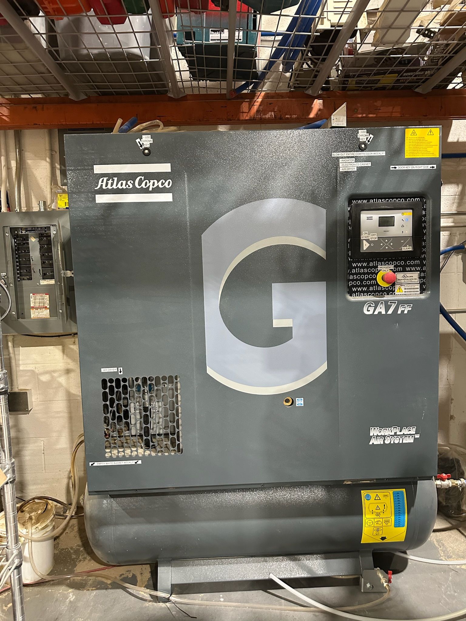 Rotary Screw Compressor - 10HP w/ Air Dryer
