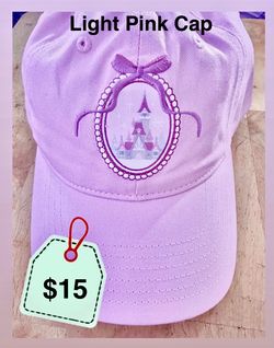 NEW Disney Pink Castle Baseball Cap