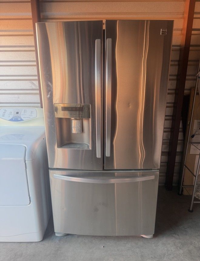 Kenmore Stainless Steel Refrigerator And Freezer