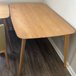 Wooded Table No Chairs